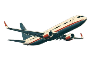 Representative narrow-body airliner illustration