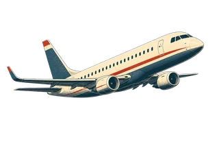 Representative regional jet illustration